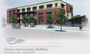 Fort Collins Utility Admin Bldg rendering